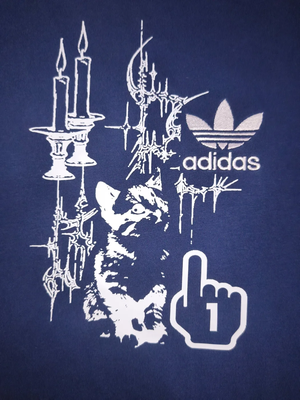#10 Y2K MARINE BLUE ADIDAS SHIRT photo 2