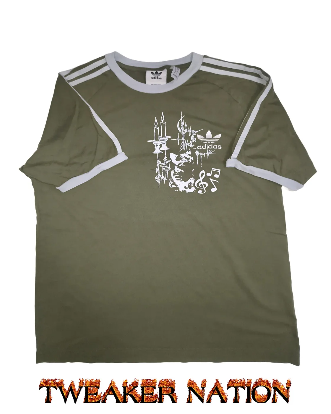 #8 Y2K GREEN ADIDAS SHIRT