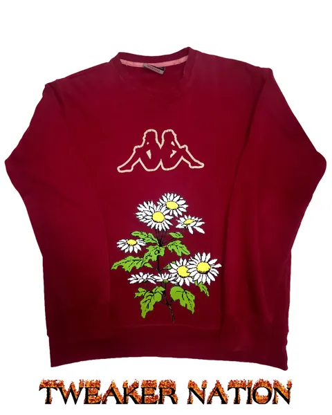 #4 RED KAPPA FLOWER SWEATER